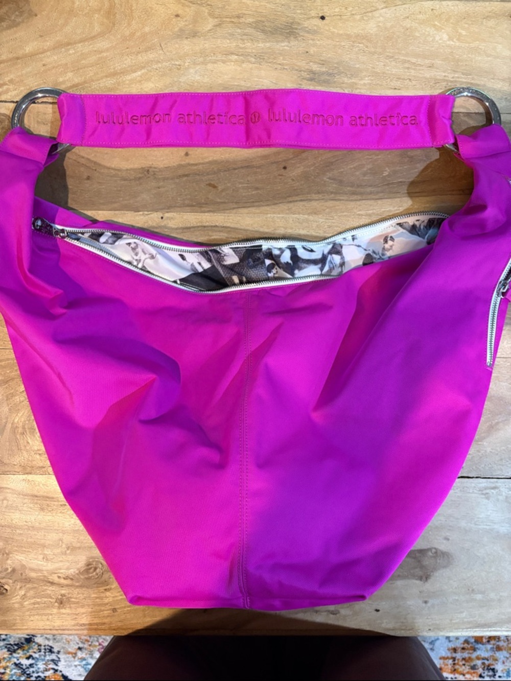 lululemon athletica Hot Pink Shoulder Tote